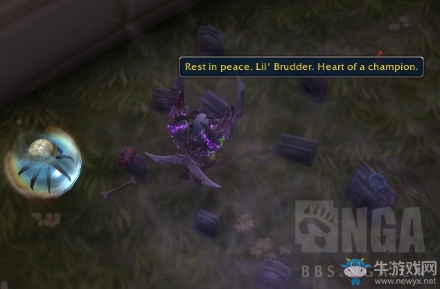 魔獸世界：趣味發(fā)現(xiàn)，角落的達拉然小寵物墓地