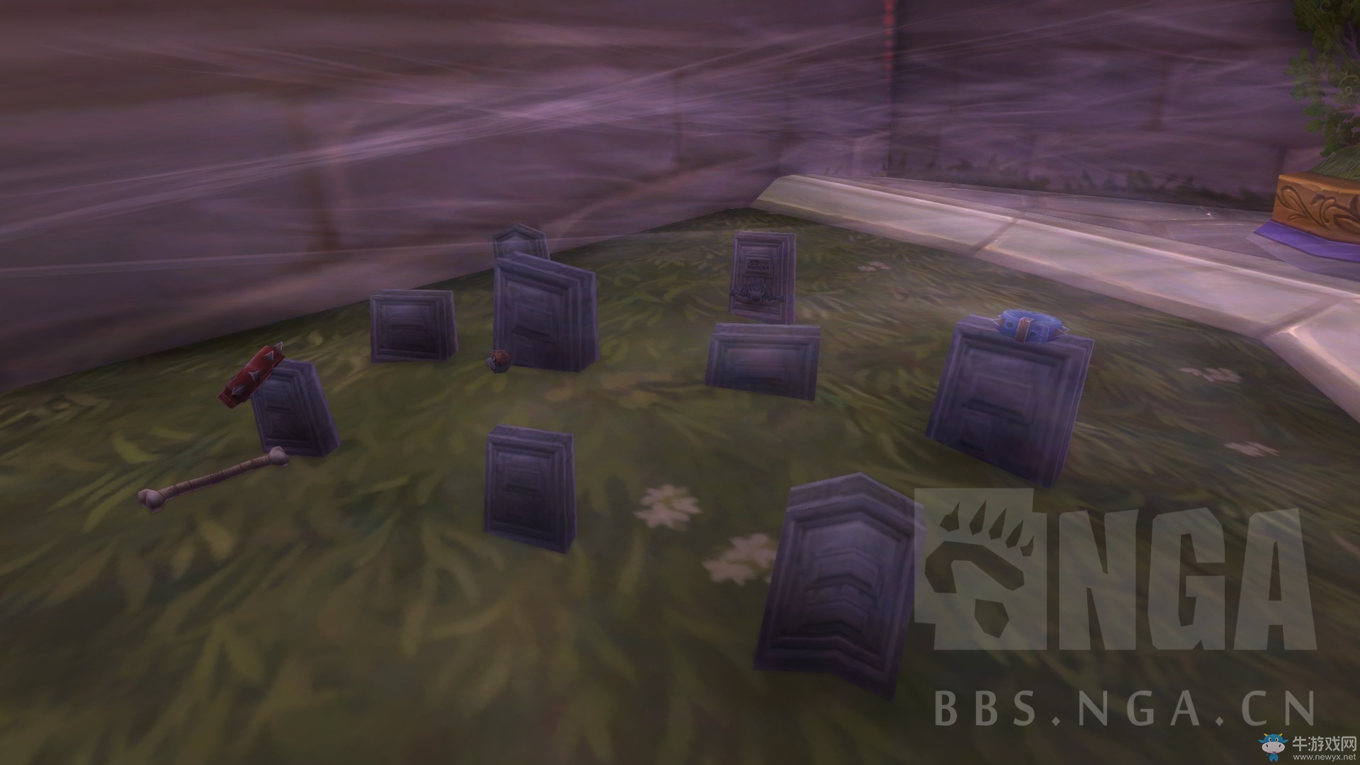 魔獸世界：趣味發(fā)現(xiàn)，角落的達拉然小寵物墓地