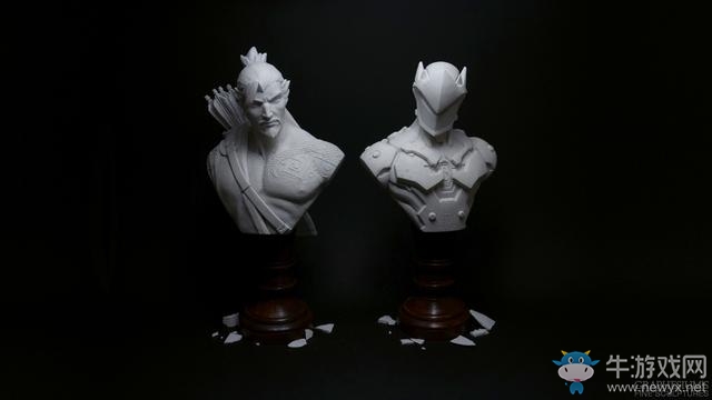 守望先鋒：巧奪天工！達(dá)人打造島田兄弟的半身石雕