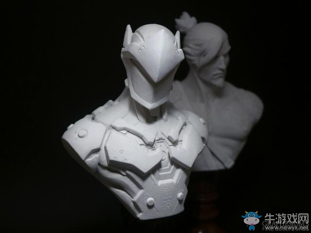 守望先鋒：巧奪天工！達(dá)人打造島田兄弟的半身石雕