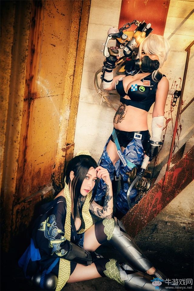 守望先鋒：小姐姐燃戰(zhàn)漫畫！半藏路霸性轉(zhuǎn)女體COS