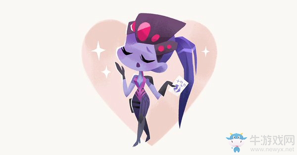 守望先鋒：官方推特分享，守望先鋒英雄情人節卡片