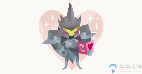 守望先鋒：官方推特分享，守望先鋒英雄情人節卡片