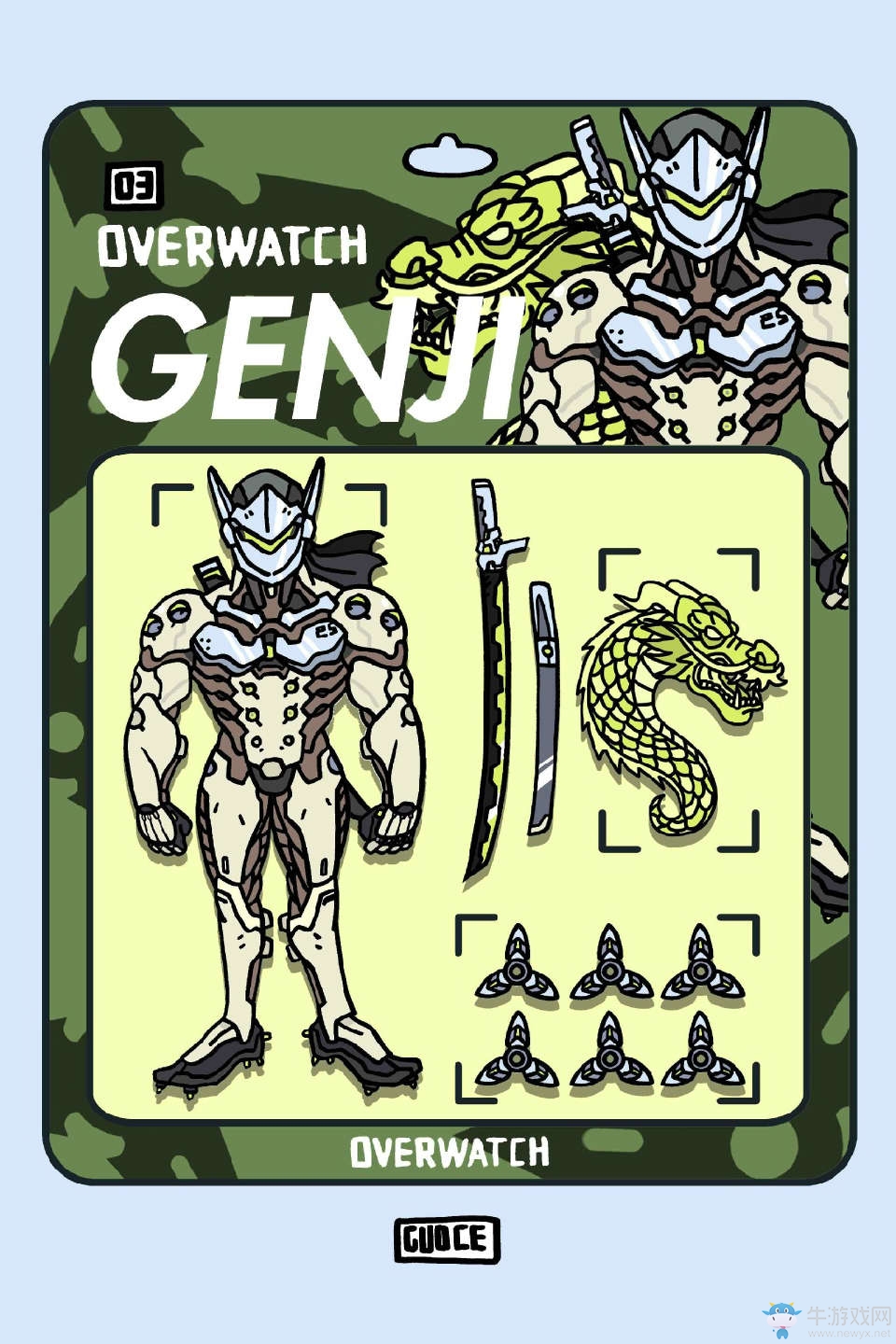 守望先鋒：有愛畫師分享，守望先鋒英雄的盒子玩具