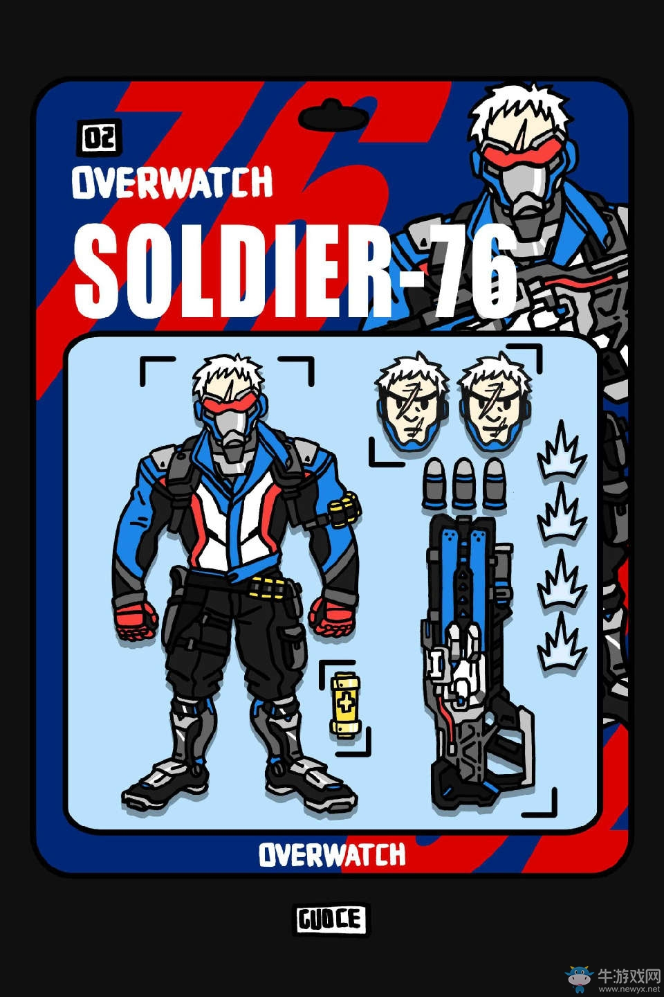 守望先鋒：有愛畫師分享，守望先鋒英雄的盒子玩具