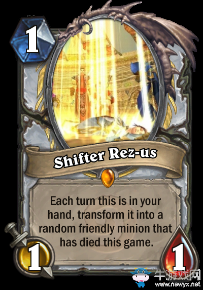 爐石傳說：玩家設計卡牌精選 牧師版本百變澤魯斯