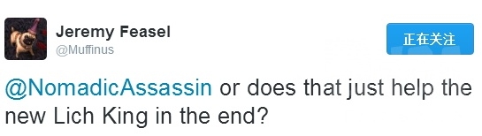 魔獸世界：設計師推特五問死亡騎士 8.0難道巫妖王真的要再怒？