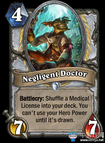 爐石傳說：玩家設計卡牌精選 牧師版本百變澤魯斯