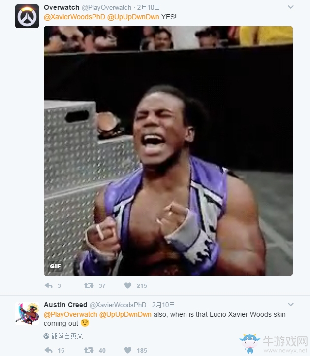 守望先鋒：盧西奧摔角皮膚？摔角手跟官推趣味互動