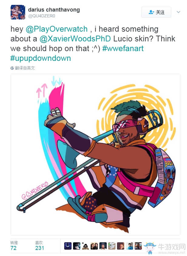 守望先鋒：盧西奧摔角皮膚？摔角手跟官推趣味互動