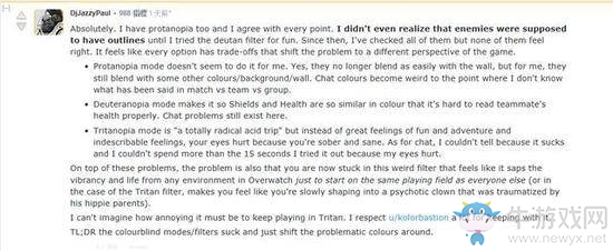 守望先鋒：這是假的色盲模式！守望遭國外玩家吐槽