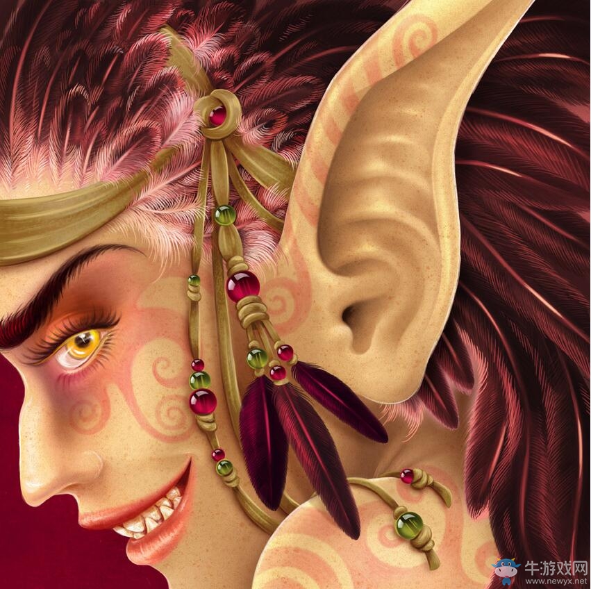 《魔獸世界》顏值大比拼：魔獸各種族女性側(cè)顏 亡靈無懸念墊底？