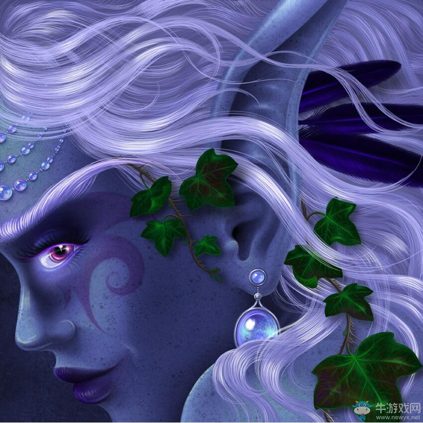 《魔獸世界》顏值大比拼：魔獸各種族女性側(cè)顏 亡靈無懸念墊底？