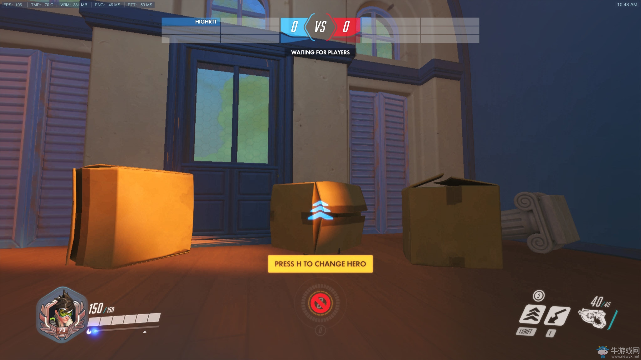 守望先鋒：測試服熱門模式，捉迷藏 獵空可以躲箱子里！