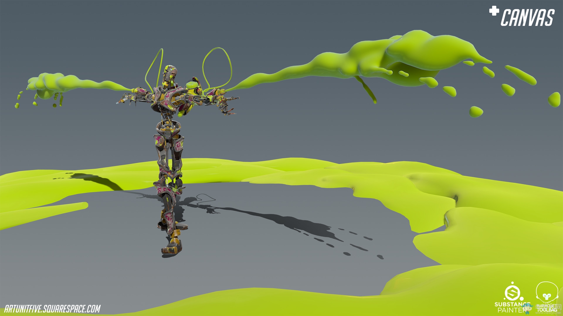 守望先鋒：國外玩家自制守望輔助英雄：“CANVAS”