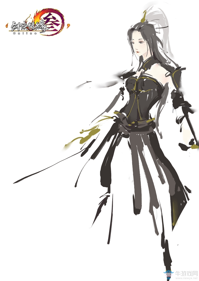 劍網3：寫意江湖 《劍網3》玩家十二門派成女插畫