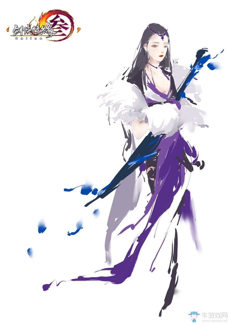 劍網3：寫意江湖 《劍網3》玩家十二門派成女插畫