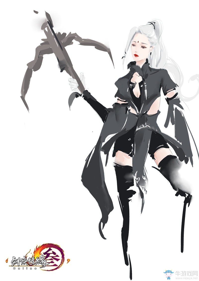 劍網3：寫意江湖 《劍網3》玩家十二門派成女插畫