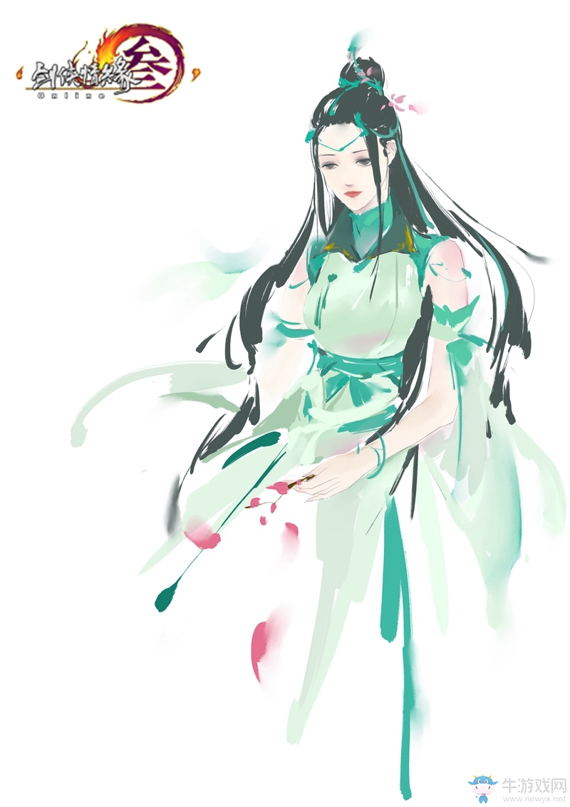 劍網3：寫意江湖 《劍網3》玩家十二門派成女插畫