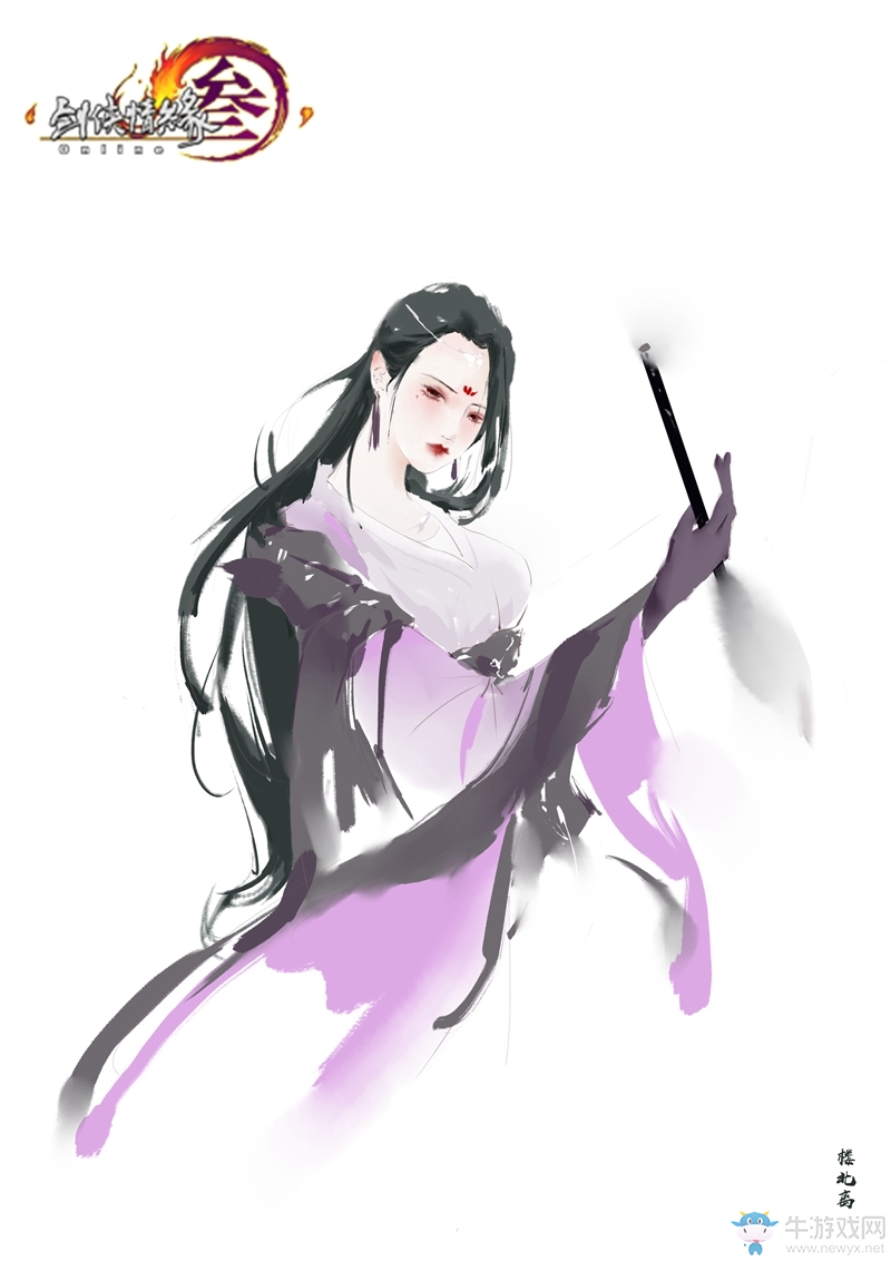 劍網3：寫意江湖 《劍網3》玩家十二門派成女插畫