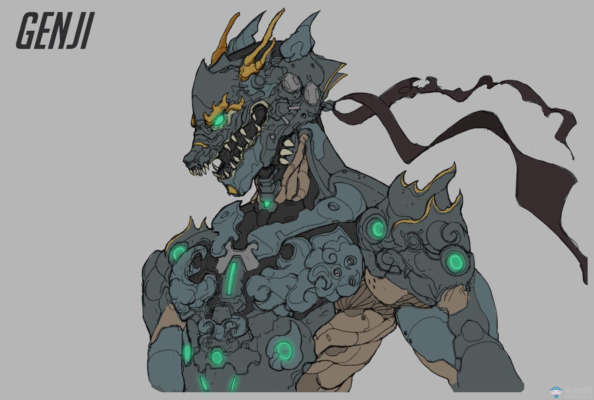 守望先鋒數字朋克風格