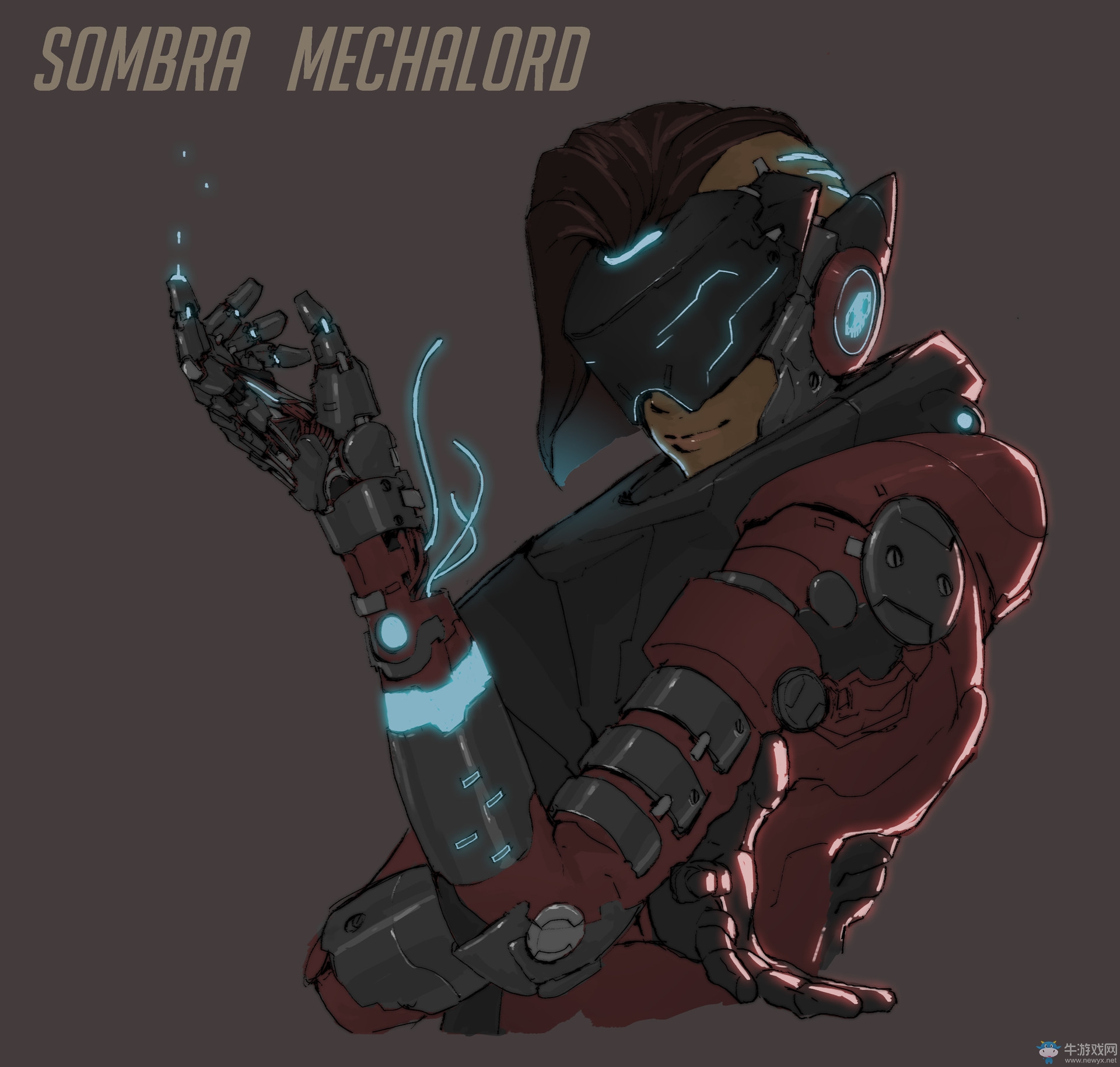 守望先鋒數字朋克風格