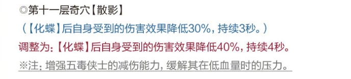 劍網三五毒化蝶技改 PVP補天角度全解析