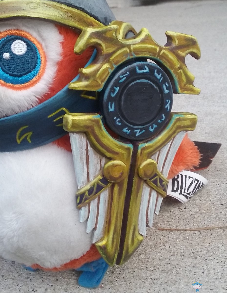 魔獸世界狂熱粉！手持灰燼使者和真理之盾的大領(lǐng)主佩佩