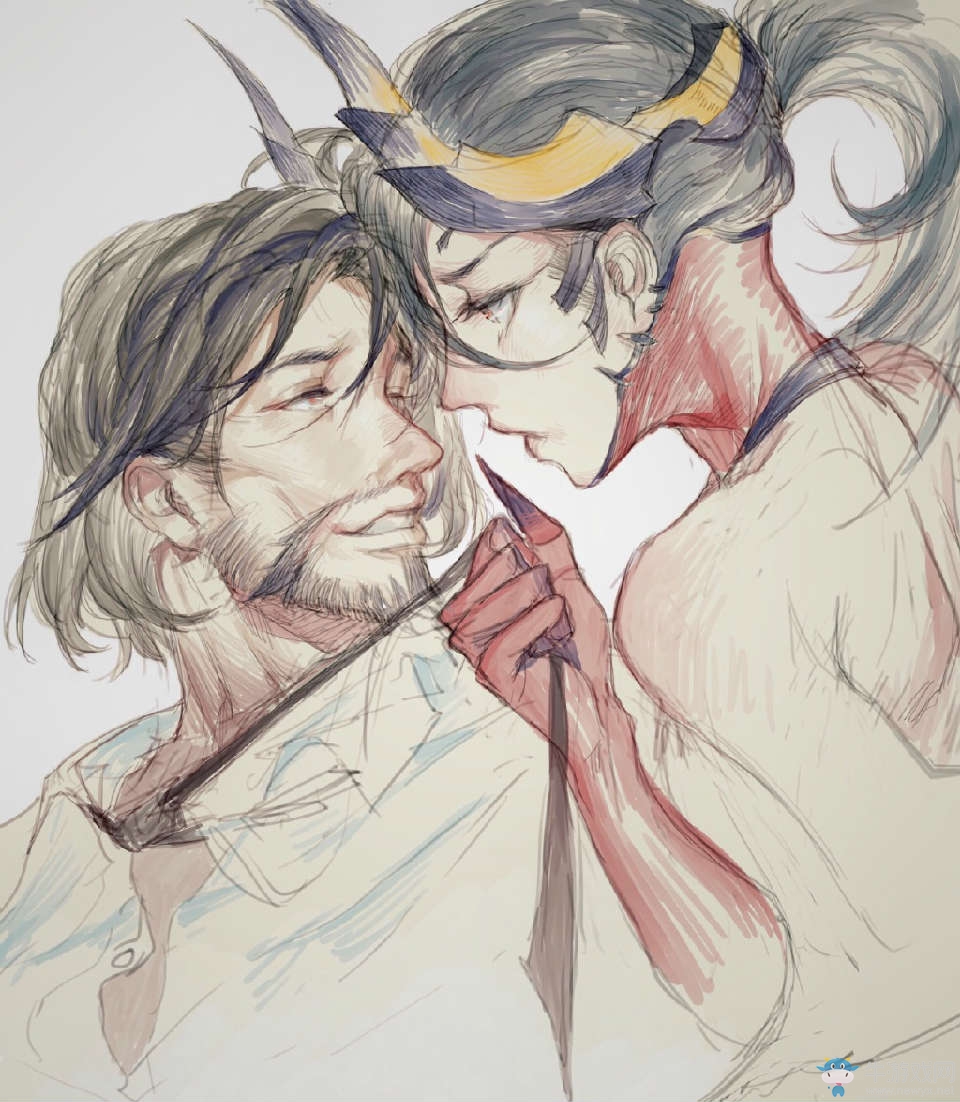 有愛畫師分享：唯美風格的守望先鋒頭像