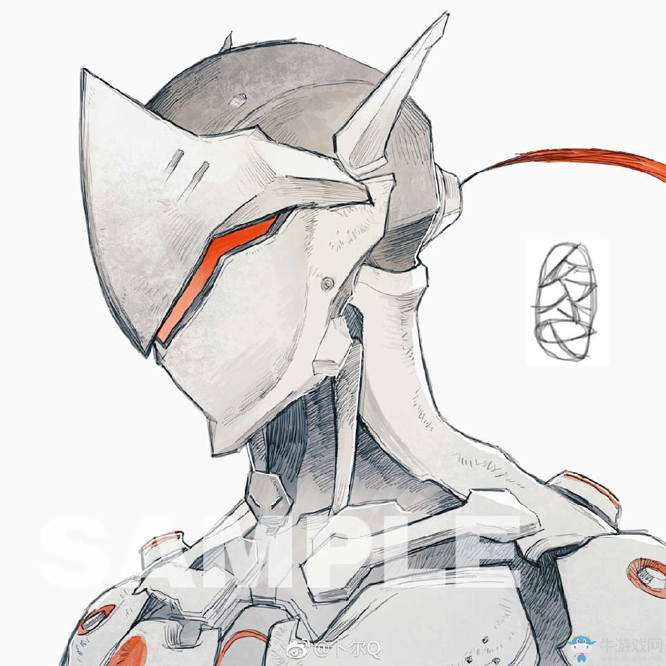 有愛畫師分享：唯美風格的守望先鋒頭像