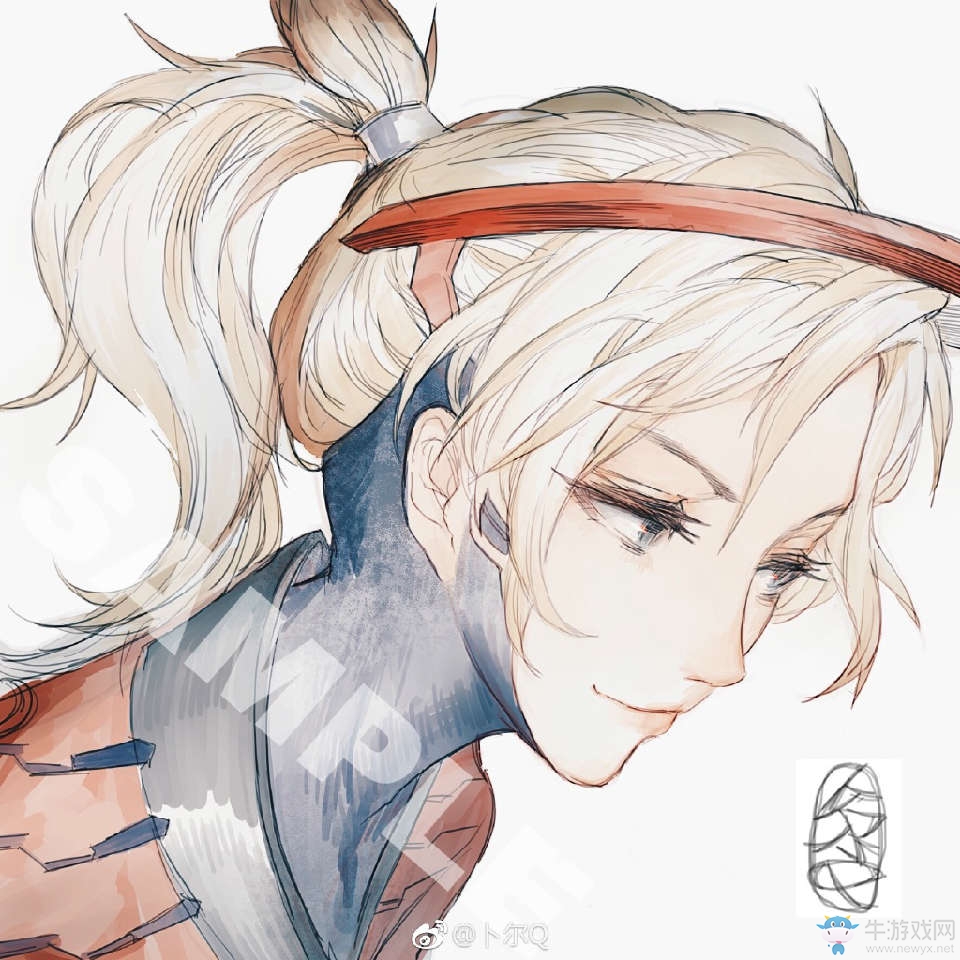 有愛畫師分享：唯美風格的守望先鋒頭像