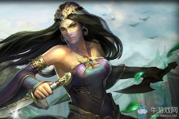 異域風情 《新英雄》荒漠中美女胡月英