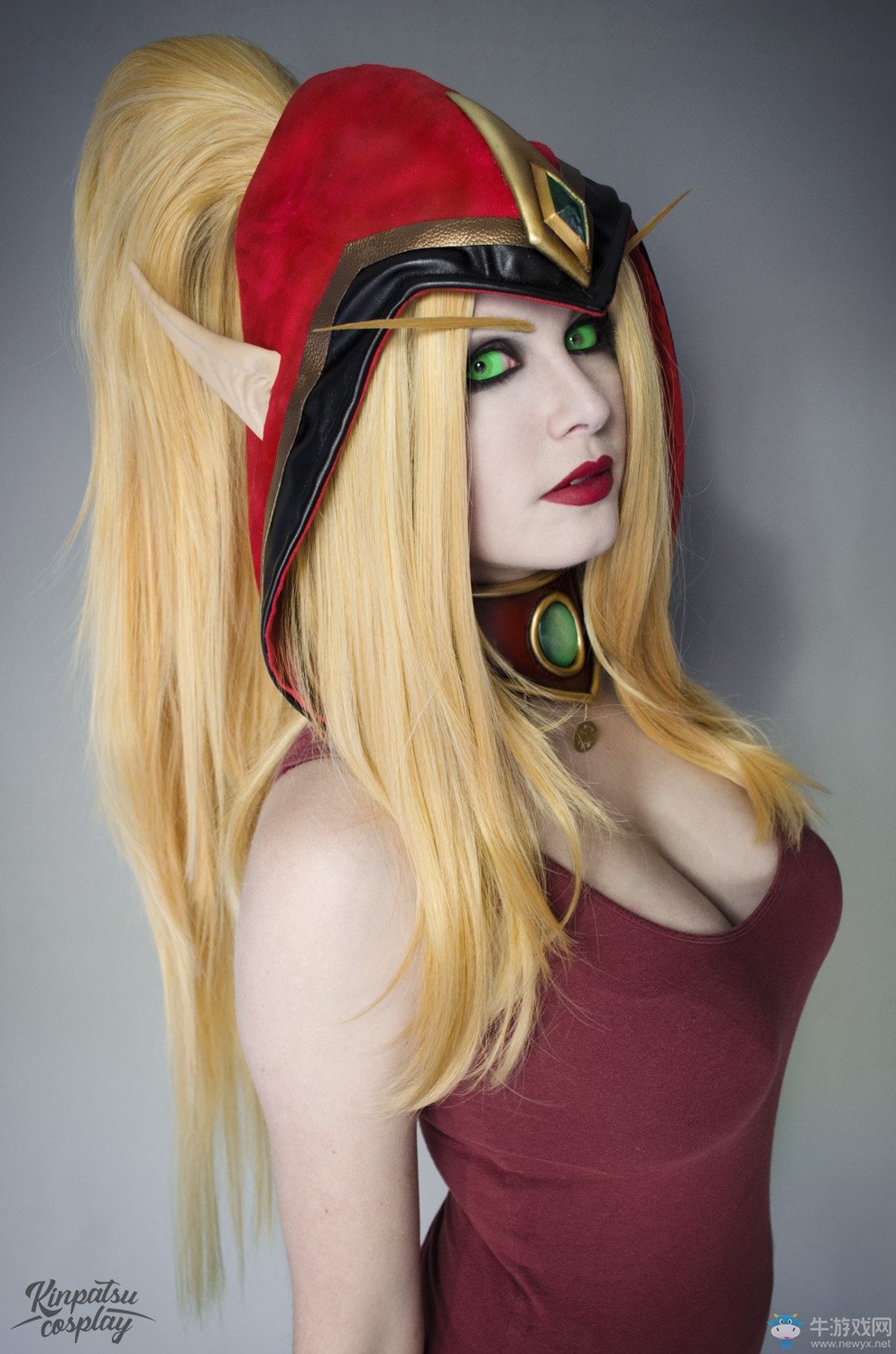 國外魔獸玩家COS大白腿盜賊瓦莉拉