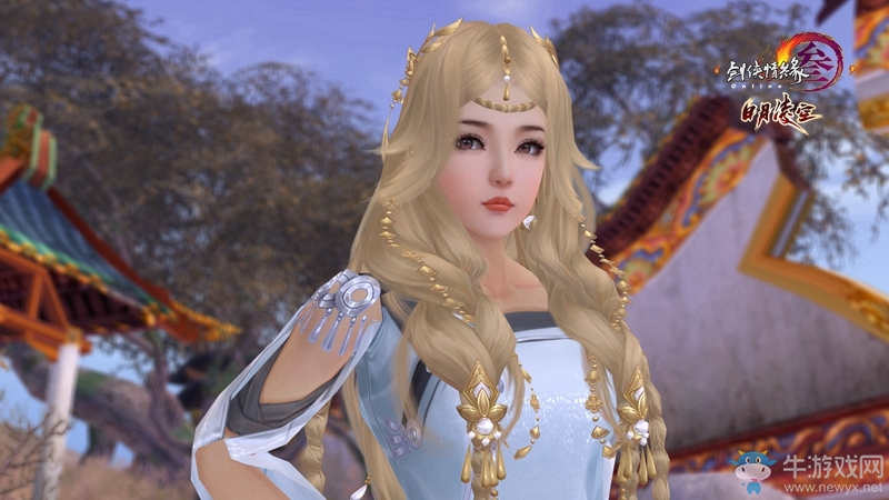 外觀特效分離 《劍網(wǎng)3》春季特效外裝新金發(fā)首曝