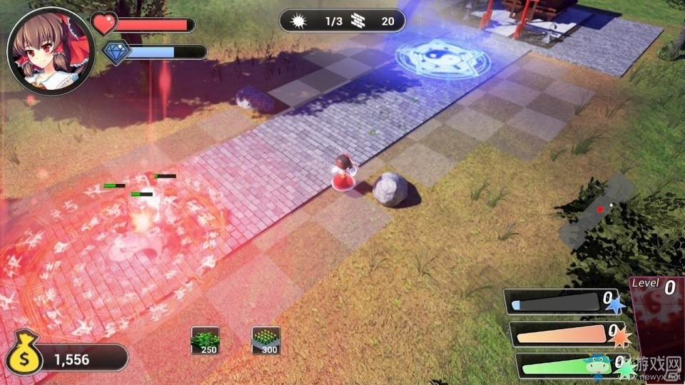 華麗動作塔防游戲《幻想鄉守護者》即將登陸PS4平臺