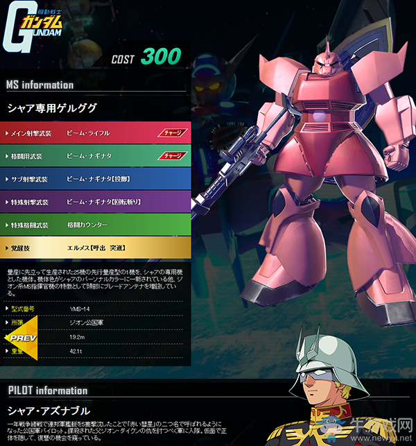 《高達(dá)VS》再公布12臺(tái)參戰(zhàn)機(jī)體 強(qiáng)襲神諭馬克II加入