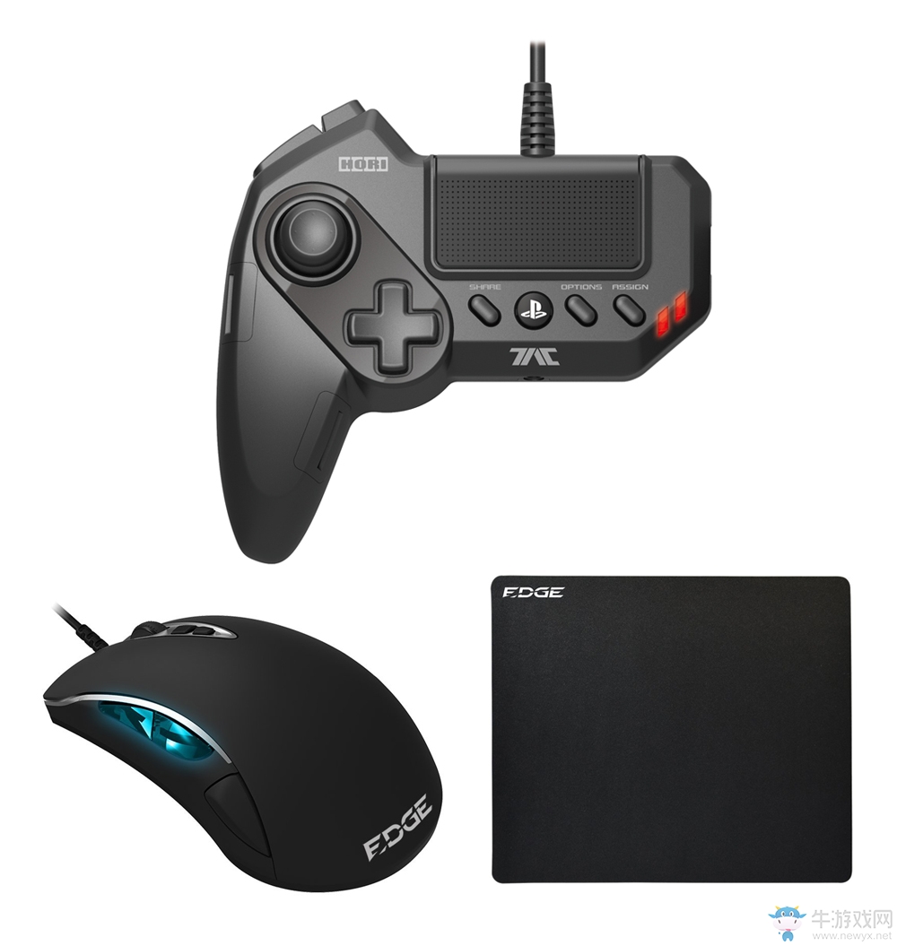 暴虐主機手柄玩家 HORI全新PS4專用鼠標即將發售！
