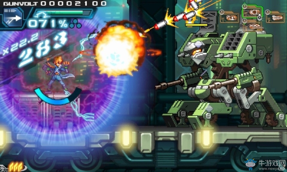 《蒼穹雷霆Gunvolt》登陸Switch 刷新率提升至60FPS