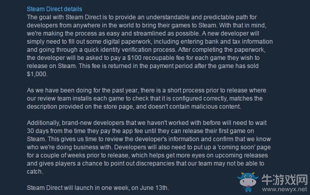Steam青睞之光正式關(guān)閉 直接發(fā)行將在6月13日推出