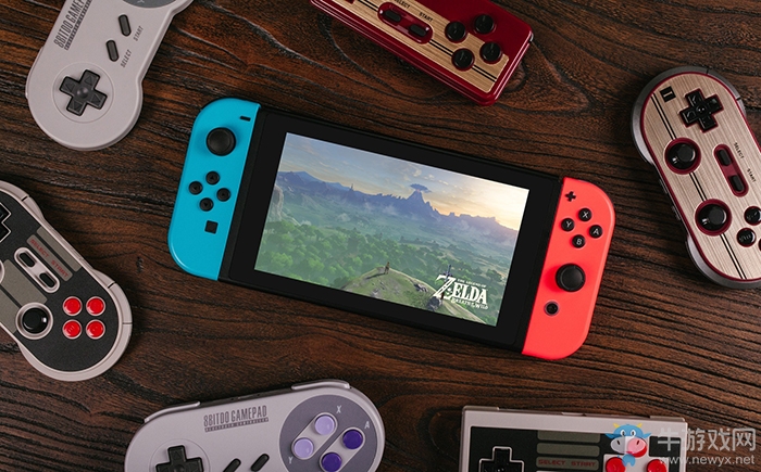 這款任天堂Switch的第三方手柄造型和SNES一樣