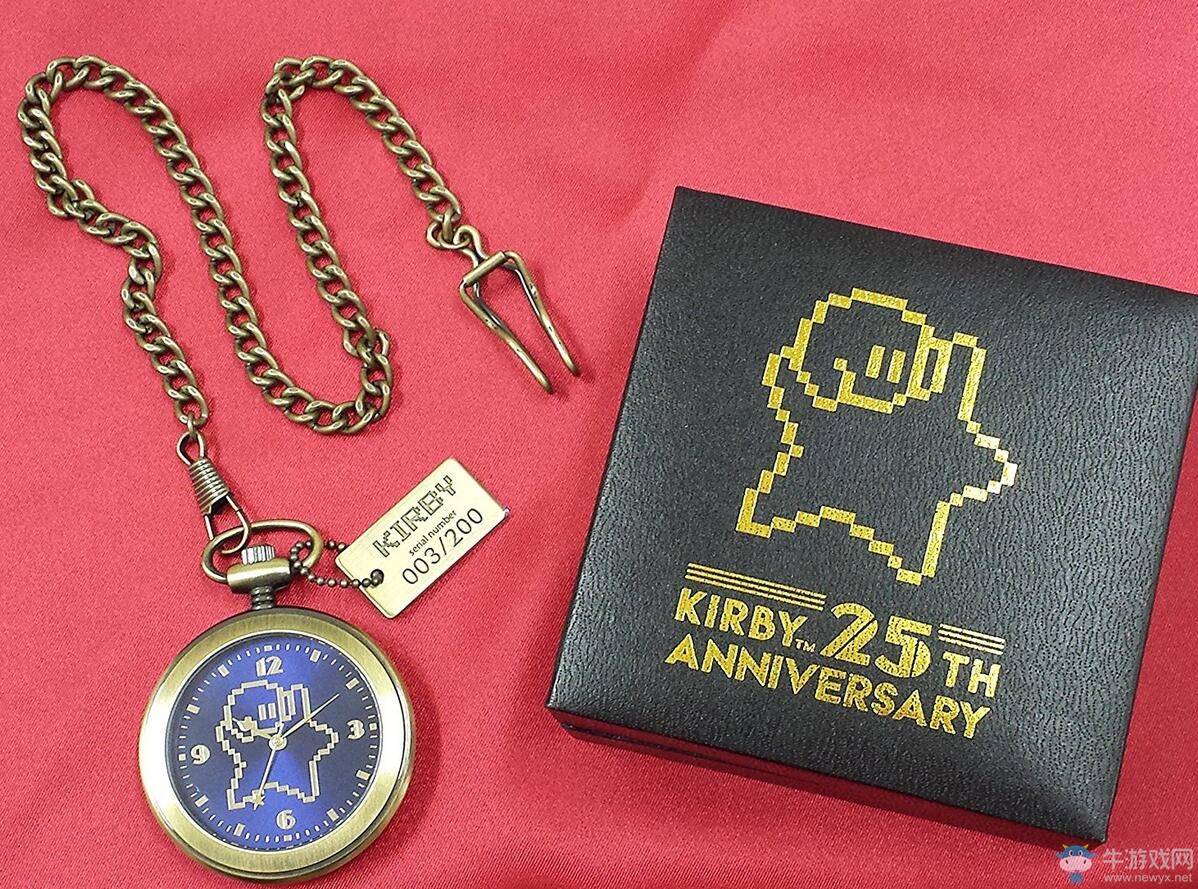 紀念星之卡比系列25周年 官方推出金光閃閃的懷表