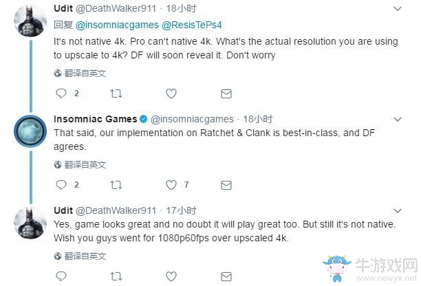PS4《蜘蛛俠》官推：并非原生4K 使用即時插入技術