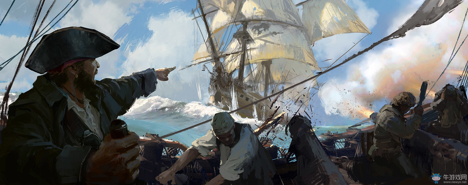 大航海時代 海戰新作《骷髏與骸骨》全新原畫欣賞