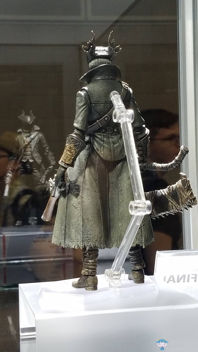 《血源詛咒》獵人Figma實拍圖 裝備鋸齒獵刀短筒火銃