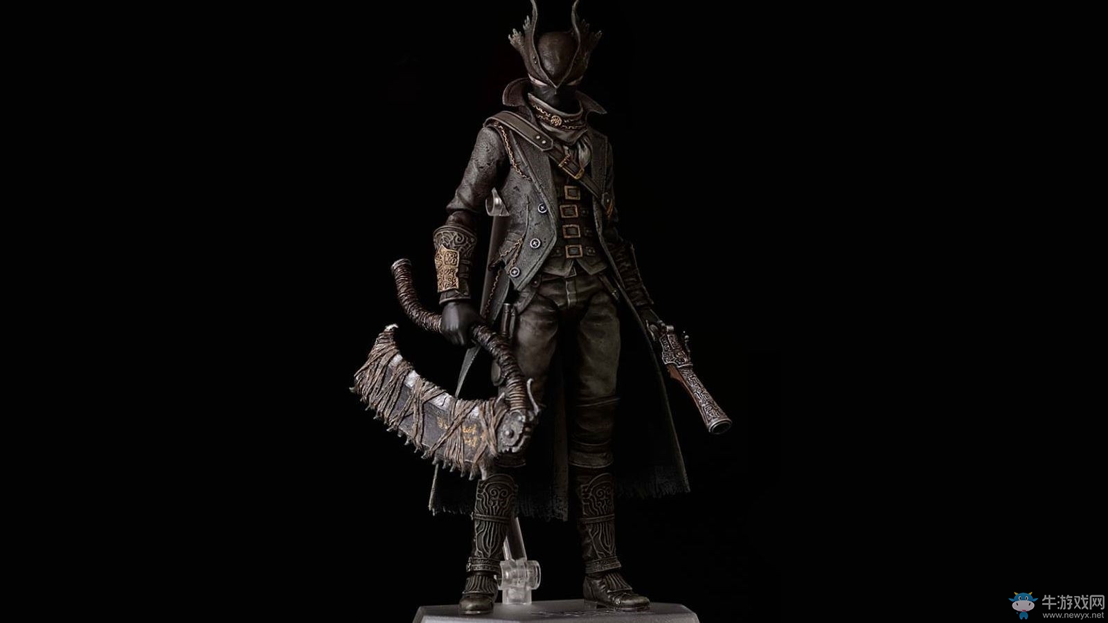 《血源詛咒》獵人Figma實拍圖 裝備鋸齒獵刀短筒火銃