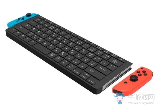 CYBER公開Switch用鍵盤 兩側(cè)可插入Joy-Con
