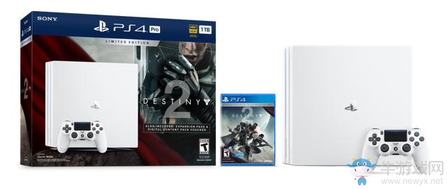 索尼推出白色版PS4 Pro，9月6日與《命運2》同捆開售