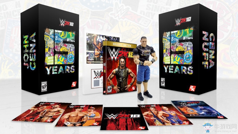 《WWE 2K18》實體典藏版附贈傳奇摔跤王手辦及T恤