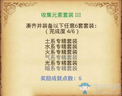 《不思議迷宮》元素套裝成就攻略