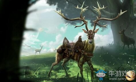 《黑暗與光明》新生物白角麋鹿公布 高顏值坐騎靈活輕快